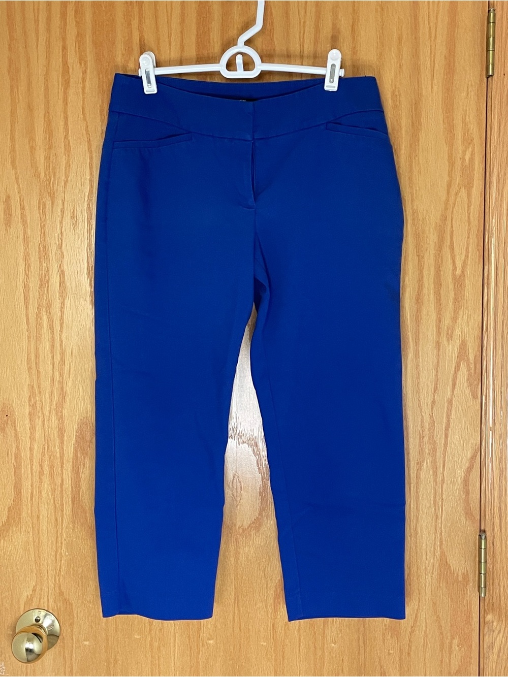 Apt. 9 Royal Blue Cropped Stretch Pants